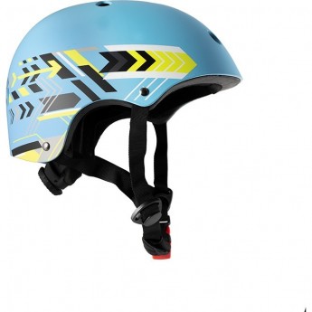 Шлем MAXISCOO детский, размер S, голубой с рисунком Шлем MAXISCOO детский, размер S, голубой с рисунком