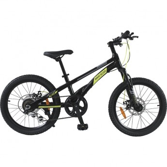 Велосипед 2-х колесный детский MAXISCOO "SUPREME" (2022), 6 скоростей, 20", черный Велосипед 2-х колесный детский MAXISCOO "SUPREME" (2022), 6 скоростей, 20", черный