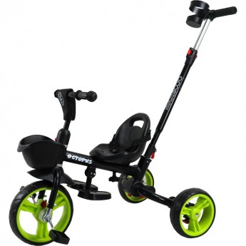 Велосипед 3-х колесный детский MAXISCOO "OCTOPUS" (2023), складной, с ручкой управления, черный Велосипед 3-х колесный детский MAXISCOO "OCTOPUS" (2023), складной, с ручкой управления, черный